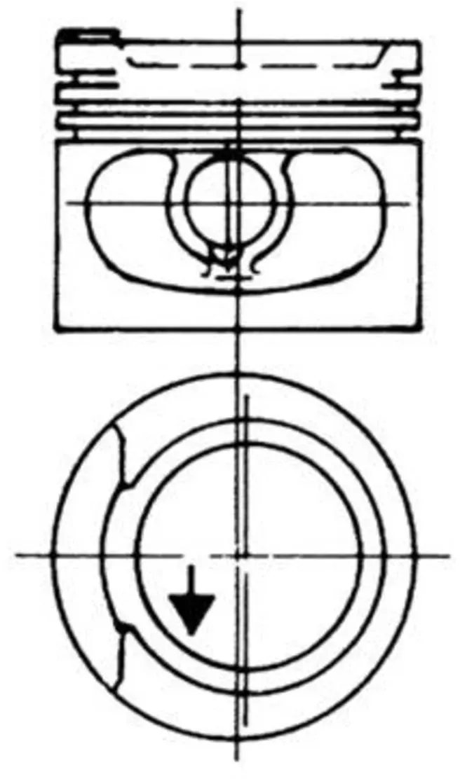 Pistone KOLBENSCHMIDT 93928620