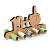 Giftota - Originelle Lustig 20. Geburtstag Geldgeschenk Holz - 19 + 1 - Geschenk zum 20.Geburtstag - Geburtstag Jubiläum - Geschenke aus Holz - Geschenke für Freunde, Familie