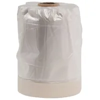 Silverline 643302 HDPE-Abdeckfolie mit Malerkreppband, Nachfüllrolle Nachfüllrolle, 550 mm