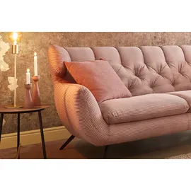 KAWOLA 2,5-Sitzer Charme Cord rosa