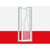 Kunststoffbalkontür Drutex IGLO 5 Classic Balkontür 1-flüglig Dreh-Kipp