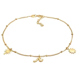 Elli Palme Boho Strand Sommer 925 Silber Gold Damen 