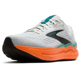 Brooks Ghost Max 2 Herren Oyster Mushroom/Orange/Teal 44