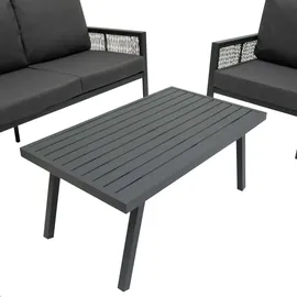 Jardi 4-teilige Aluminium-Sofagarnitur anthrazitgrau