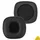 Geekria QuickFit Ersatz-Ohrpolster für Marshall Major IV/4, Schwarz, Memory Foam, Leder