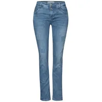 STREET ONE Jeans in light blue destroy wash -