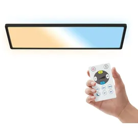 B.K.Licht LED Panel 1 58x20 cm eckig schwarz
