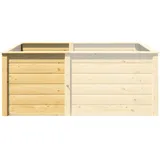 Weka Hochbeet Modular 69 x 67 x 69 cm Beige