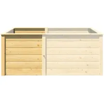 Weka Hochbeet Modular 69 x 67 x 69 cm Beige