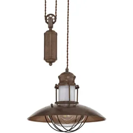 LINDBY Louisanne 1-flg. 35 cm rund braun