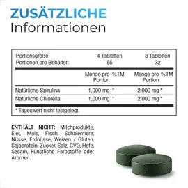 nfo Spirulina & Chlorella Tabletten 260 St.