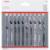 Bosch Accessories 2607011172 Stichsägeblatt-Set Clean Precision 10-teilig