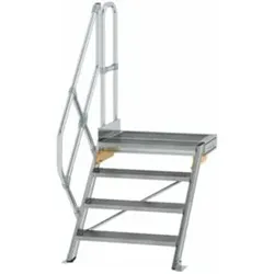 MUNK Aluminium-Treppe Plattform 45° 4 Stufen