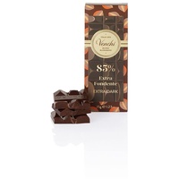 Venchi - Mini Tafel Extra Dunkle Schokolade 85% - Intensiver Geschmack, 35g - Glutenfrei - Vegan