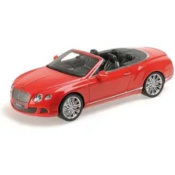 MINICHAMPS® 107139330 1:18 BENTLEY CONTINENTAL GT SPEED CONVERTIBLE - 2013 - RED