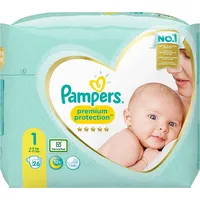 Pampers (Alte Version), New Baby Windeln, Größe 1, 2-5 kg, 4er Pack (4x 26 Stück)