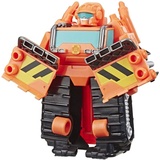 Transformers E5366-E5700 Plays Roboter Playskool Heroes Rescue Academy Wedge The Construction-Bot Converting Toy, 11,4 cm Figur, Spielzeug für Kinder ab 3 Jahren