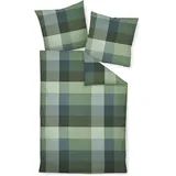 JANINE Bettwäsche Davos 65131 grünblau cm