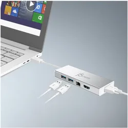 j5create JUD380 - Dockingstation - USB 3.0 - VGA, HDMI