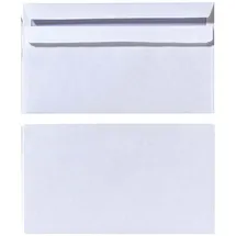 Herlitz Briefumschlag DIN lang selbstklebend weiß 100er Set