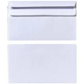 Herlitz Briefumschlag DIN lang selbstklebend weiß 100er Set