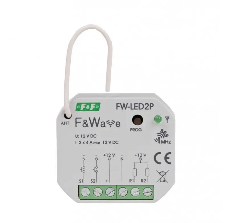 Steuerung 2-kanalig FW-LED2P Funksteuerung F&Wave F&F 9319