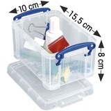 Really Useful Box Aufbewahrungsbox 0,7 Liter - transparent
