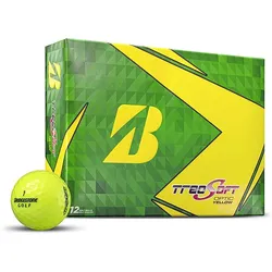 Bridgestone Treosoft Golfball 12er-Pack Gelb EINHEITSGRÖSSE