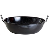 Paella World Leichter emaillierter Topf mit 2 Griffen für offene Flamme und Backofen geeignet, Ø 20 cm