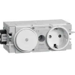 Hager GS11009016 Steckdose+Schalter Wago C-Profil vw