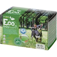 Croci Eco Hundewindel 14 Stück Schwarz S