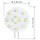 sebson LED Lampe G4 3W GU4 warmweiß 4 St.