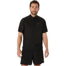 Asics Metarun Packable Laufweste Herren Weste, schwarz