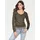 Heine Rundhalspullover Oliv 40