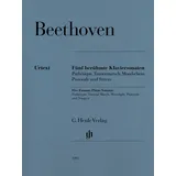 G. Henle Verlag Fünf berühmte Klaviersonaten: Pathétique, Trauermarsch, Mondschein, Pastorale und Sturm: Instrumentation: Piano solo (G. Henle Urtext-Ausgabe)