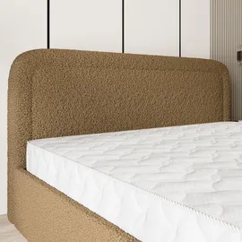 masseno Polsterbett, Orange, Holz, 140x200 cm, Schlafzimmer, Betten, Polsterbetten