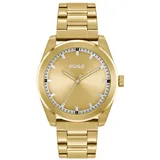 Hugo Quarzuhr #Bright mit Goldfarben Edelstahlarmband - 1530354