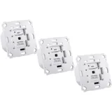 eQ-3 Homematic IP Rollladenaktor für Markenschalter, 3er Set (151322A0_X3)