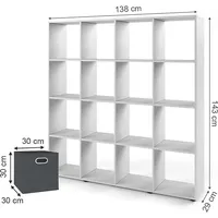 Vicco Vicco, Regal, Karree (138.5 x 29 x 142.5