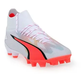 Puma Ultra Pro FG/AG Herren Puma White-Puma Black-Fire Orchid 44,5