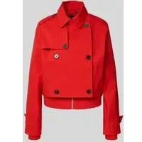 Monari Trenchcoat mit Ärmelriegeln, Hellrot, 36