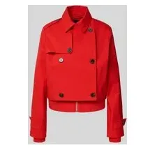 Monari Trenchcoat mit Ärmelriegeln, Hellrot, 36