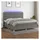vidaXL Boxspringbett 200 x 200 cm Dunkelgrau
