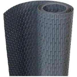 vidaXL Balkonverkleidung 400 x 80 cm Anthrazit Rattan
