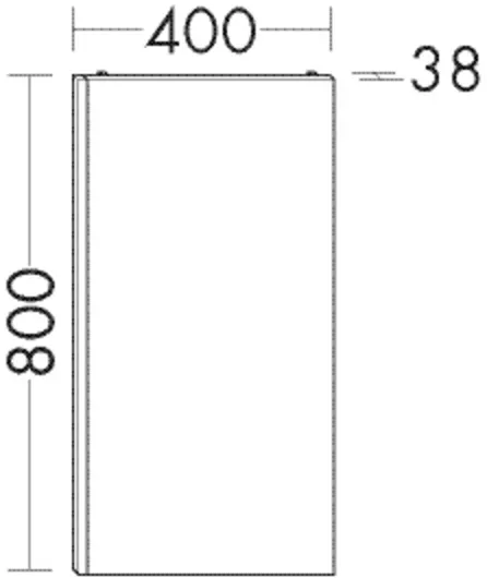Burgbad Leuchtspiegel Bel Matt 800x400x38 Bel Lack Matt, SIEF040LPN274 SIEF040LPN274