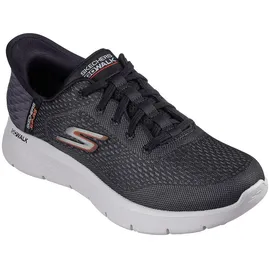 SKECHERS Go Walk Flex-New World Herren Schwarz/Orange 40