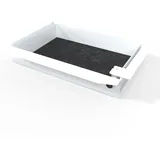 TecLines TUS018W ausziehbare Unterbau Schublade, abschließbar, weiß