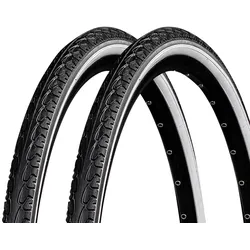 Meghna Fahrradreifen City Trekking Tour 2 Reifen 28 x 1,5" schwarz/weiß