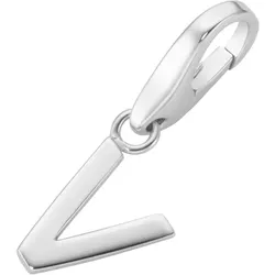 Giorgio Martello Milano Charm Buchstabe V, Silber 925 Damen 