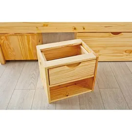 VCM ebuy24 Bett 90x200 cm, Natur.